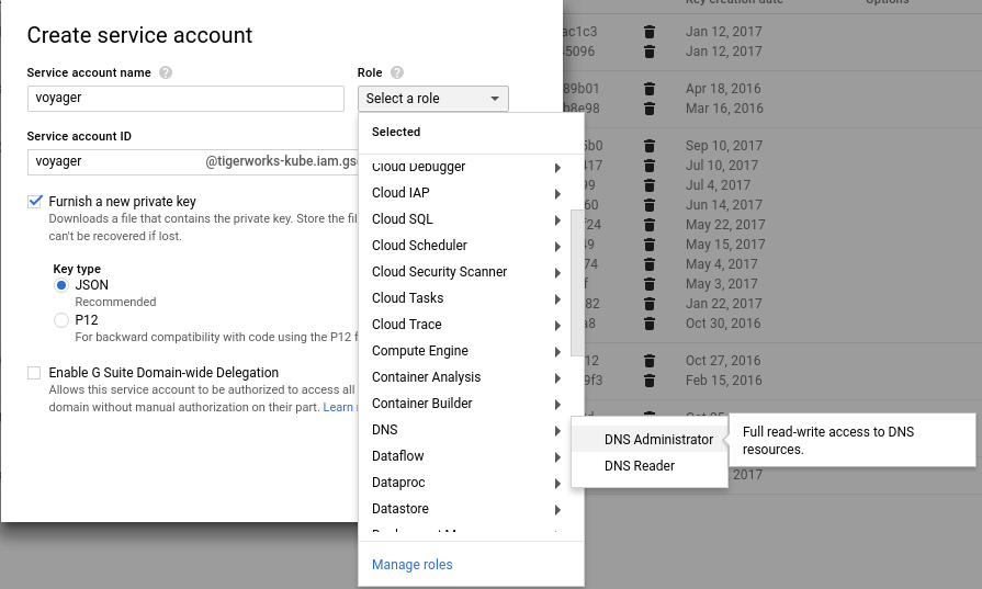 create-svc-account